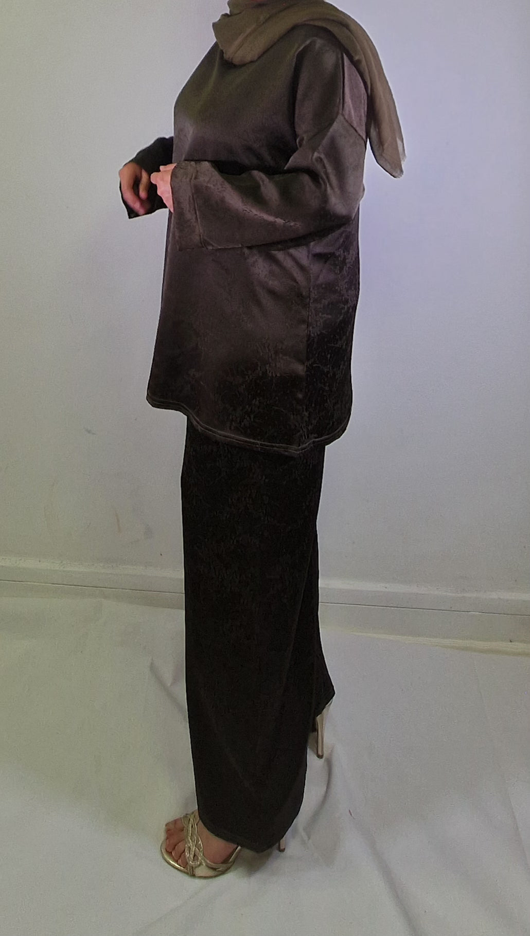 Yara floral satin co ord