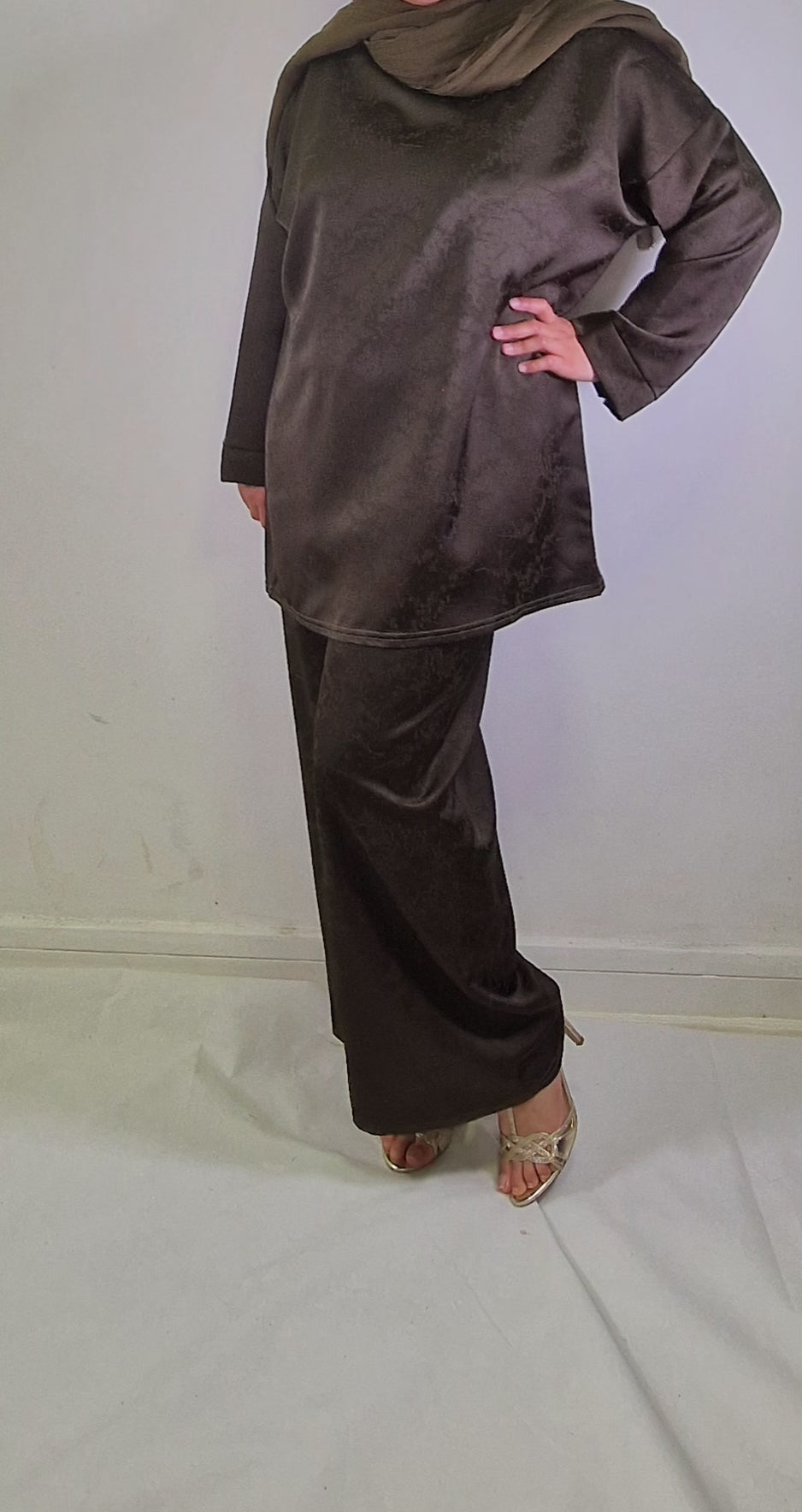 Yara floral satin co ord