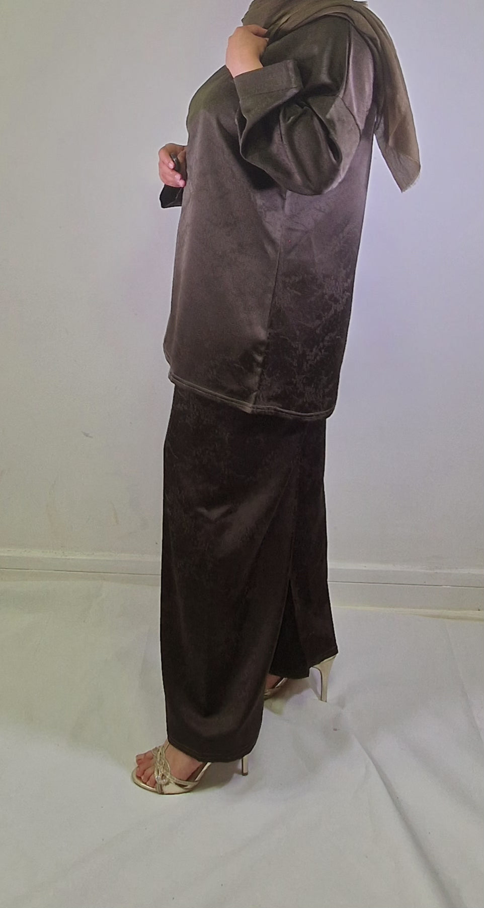 Yara floral satin co ord