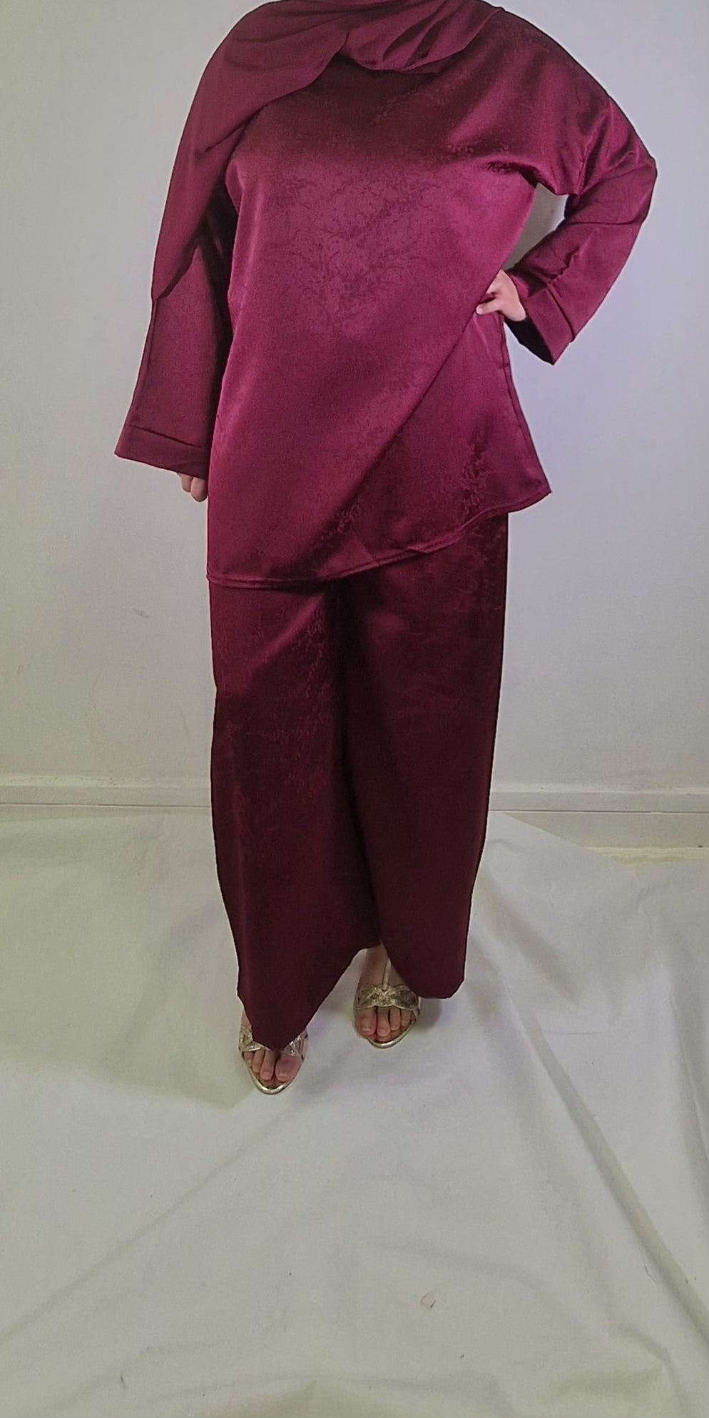 Yara Floral Satin Co-ord