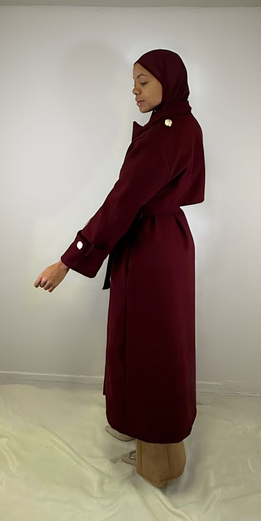 Gold button Coat