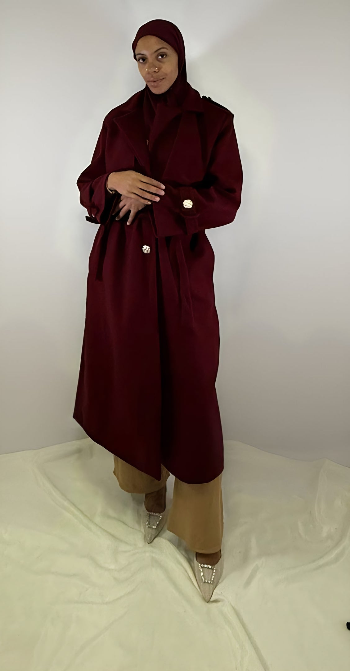 Gold button Coat