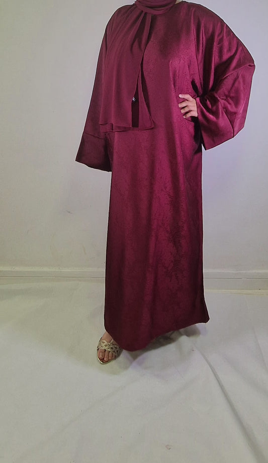 Yara Abaya Plum