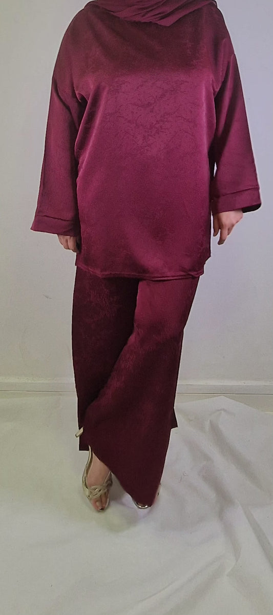 Yara Floral Satin Co-ord