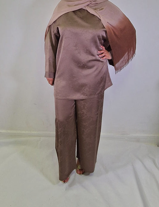 Yara Floral Satin Co-Ord