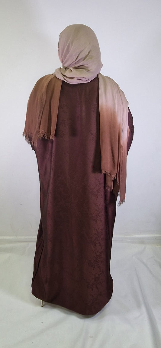 Chocolate ombre modal hijab