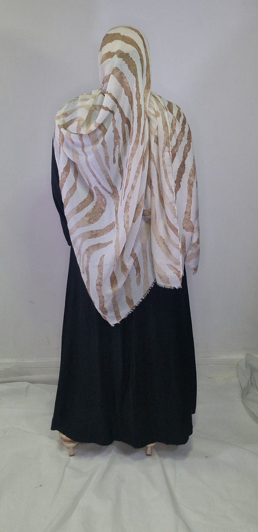Animal print Modal Hijab