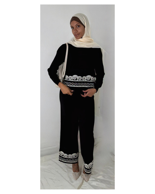 Embroidery details Co ord