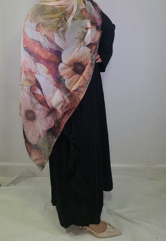 Floral Modal Hijab